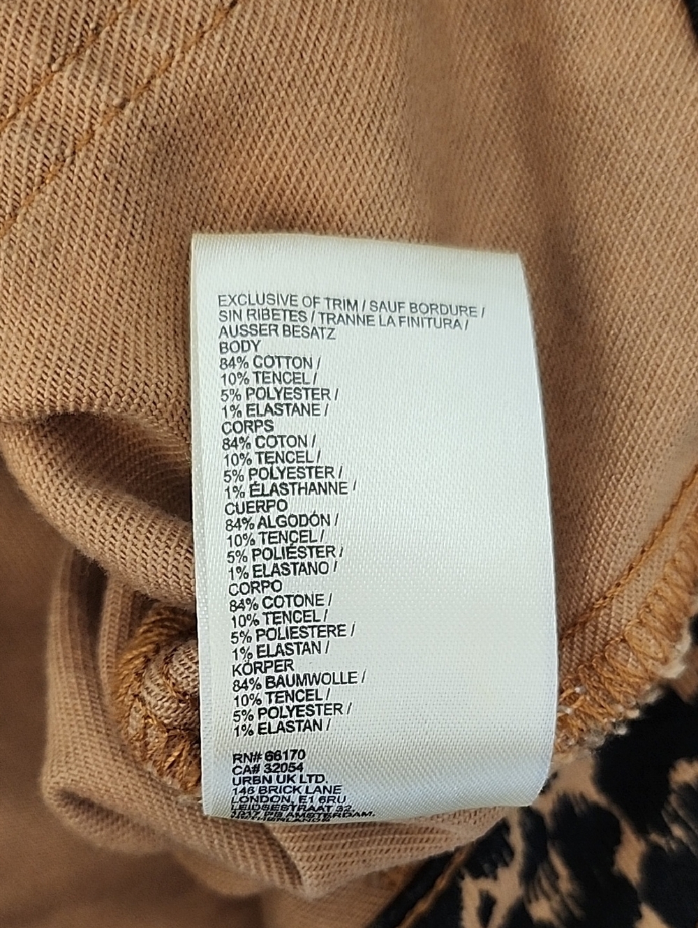 Antro The Cora Patch Pocket Jacket MaeveLeopard  Mobwife Strechy Size Large - Picture 15 of 15